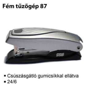 MOS 87 tűzőgép 24/6 ezüst fém