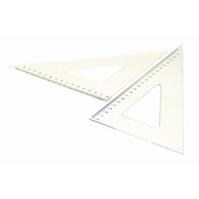 Vonalzó 45 fokos műanyag átlátszó, 16cm