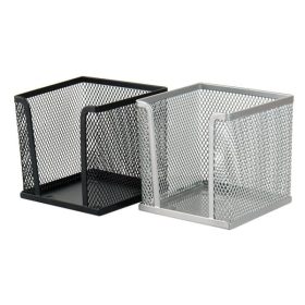 Fémhálós jegyzettömb tartó ezüst