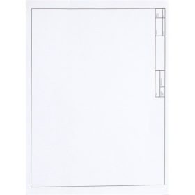 Rajzlap műszaki keretes A/4 10 db/csomag