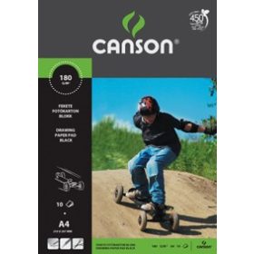 Fotókarton Canson A/4 fekete 10 ív/csomag
