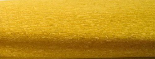 Kreatív krepp papír 200x50 cm arany sárga 10 tekercs/csomag