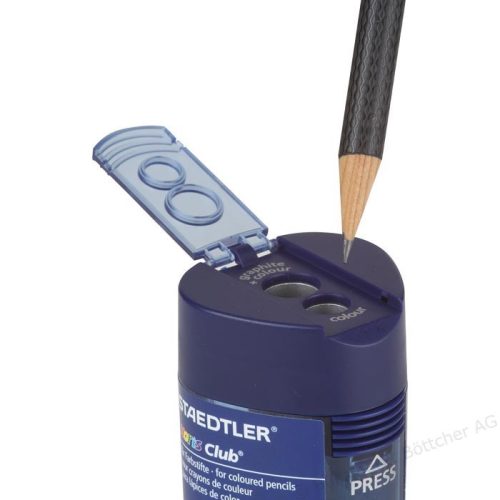 Hegyező Staedtler fém 2 lyukú háromszög tartály (512 128) kék