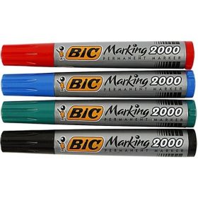 Alkoholos Filc BIC 2000 marker kerek fekete 