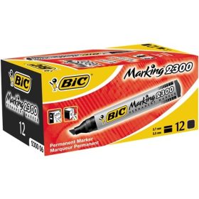 Alkoholos Filc BIC 2300 marker vágott fekete 