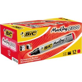 Alkoholos Filc marker BIC 2300 marker vágott piros 