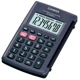 Casio HL-820LV Zsebszámológép 8dig kemény ház