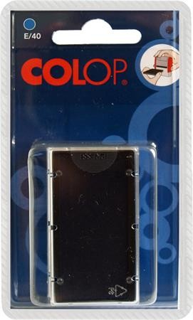 Colop E 40 (E/40) bélyegző cserepárna, fekete 2 db/csomag