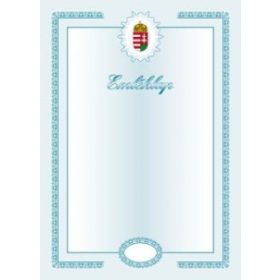 Emléklap pd IV. álló címeres