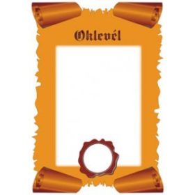 Oklevél pd I. álló címer nélküli