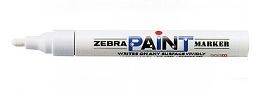 Lakkmarker Zebra Paint Marker (lakkfilc) fehér