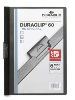 Clip-mappa Durable Duraclip 60 lapig fekete