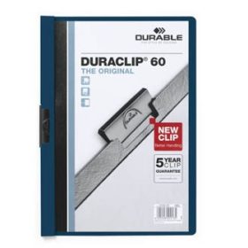 Clip-mappa Durable Duraclip 60 lapig sötétkék