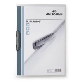 Clip-mappa Durable Duraswing 30 lapig szürke