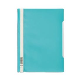 Gyorsfűző Durable A/4 PVC átlátszó előlap pink