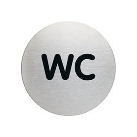 Bemutató tábla Durable pictogramm 83 mm WC