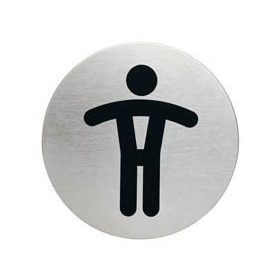 Bemutató tábla Durable pictogramm 83 mm férfi WC