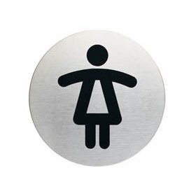 Bemutató tábla Durable pictogramm 83 mm női WC