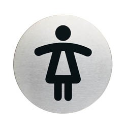 Bemutató tábla Durable pictogramm 83 mm női WC