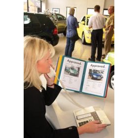 Bemutató tábla Durable Sherpa PP fekete