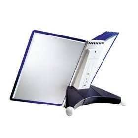   Bemutató tábla tartó Durable Sherpa asztali 10 db táblához, tábla nélkül