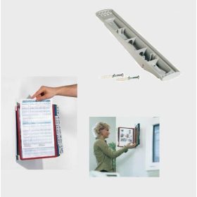 Bemutató tábla tartó Durable Sherpa fali 5 db táblához