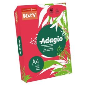   REY Adagio színes másolópapír, intenzív piros, A4, 80 g, 500 lap/csomag