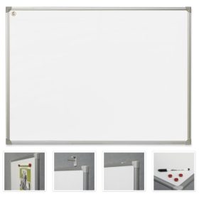   E-line 60x90 cm Mágneses Törölhető Tábla Alumínium Kerettel, mágnestábla, fehértábla
