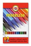   Koh-i-noor Progresso 8756/12 famentes Színes ceruza készlet, 12 szín/klt
