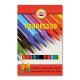 Koh-i-noor Progresso 8758/24 famentes Színes ceruza készlet, 24 szín/klt
