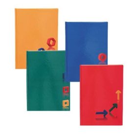   Beíró A/4 96 lapos, keményfedeles, vonalas, egyszínű borítóval Educa