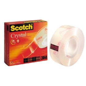 Ragasztószalag 3M Scotch Crystal , 19 mm x 33 m