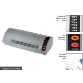 Reco Lam 231 laminálógép A4 max. 250 mikron