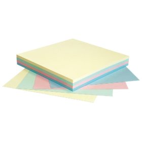   Öntapadós jegyzettömb Info Notes 75x75 mm 100 lapos pastel mix (5654-98-pk1-b)