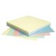 Öntapadós jegyzettömb Info Notes 75x75 mm 100 lapos pastel mix (5654-98-pk1-b)