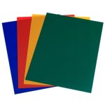   Biurfol Elő- / Hátlap PVC 150 mikron színes sárga 25db/csomag