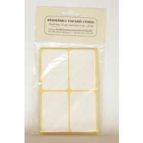 Etikett címke kézi 70x45 mm 60 db/csomag