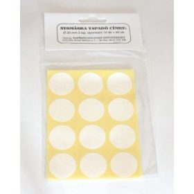 Etikett címke kézi körcímke 30mm 60db/csomag