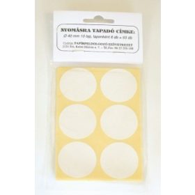 Etikett címke kézi körcímke 40mm 60 db/csomag