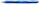 Golyóstoll Zebra Clip-on Slim 4C multifunkciós, 4 színű (0,7mm) kék