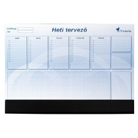 Könyökalátét, 470x330 mm, heti tervezővel, Victoria