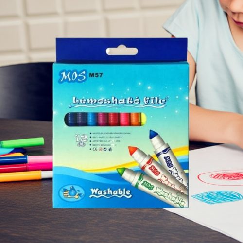 Filctoll MOS M57 készlet 12 szín/klt mosható (kartonos akció!)