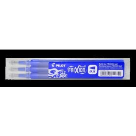   Rollertoll betét, 0,25 mm, tűhegyű, törölhető, Pilot Frixion Point kék 3db/csomag (BLS-FRP5-L-S3)