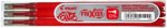   Rollertoll betét, 0,25 mm, törölhető, Pilot Frixion Clicker piros 3 db/csomag (BLS-FR5-R-S3)