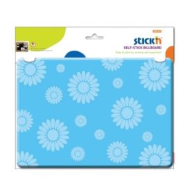   Öntapadós falitábla STICK'N (23036) A4 öntapadós szivacsos kék VIRÁG