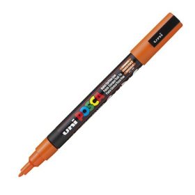 Dekormarker Uni Posca PC-3M 0.9-1.3 mm, kúpos, narancs