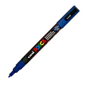 Dekormarker Uni Posca PC-3M 0.9-1.3 mm, kúpos, kék (blue)