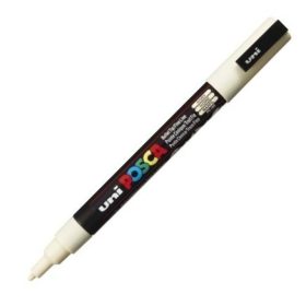   Dekormarker Uni Posca PC-3M 0.9-1.3 mm, kúpos, elefántcsont (ivory)