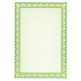 Oklevélpapír, A4, 115 g, Apli, smaragdzöld 10 lap/csom