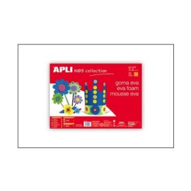 Moosgumi, 400x600 mm, Apli Eva Sheets, fehér 5 ív/csom